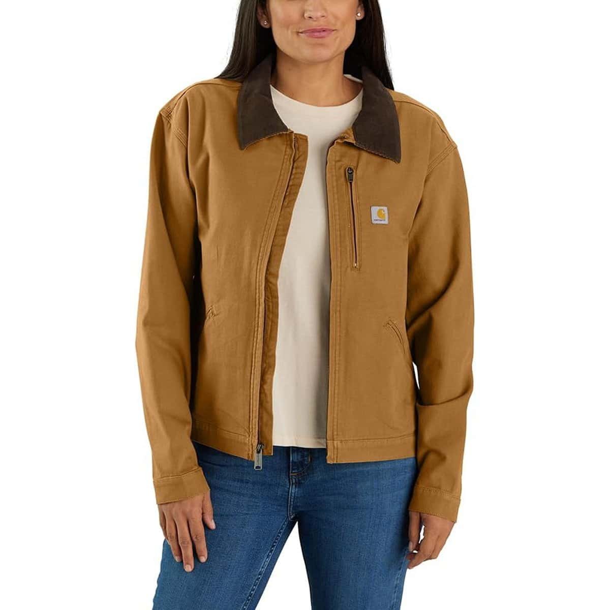 Carhartt Women's 106208 Women's Rugged Flex® Loose Fit Canvas Detroit
