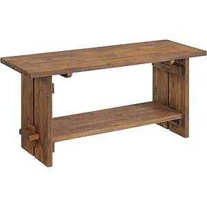 Bethel 40-Inch Rustic Acacia Wood Bench