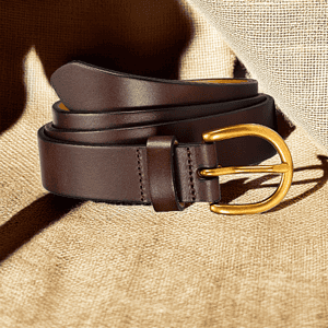 100% Italian Full Grain Real Solid Leather Belt