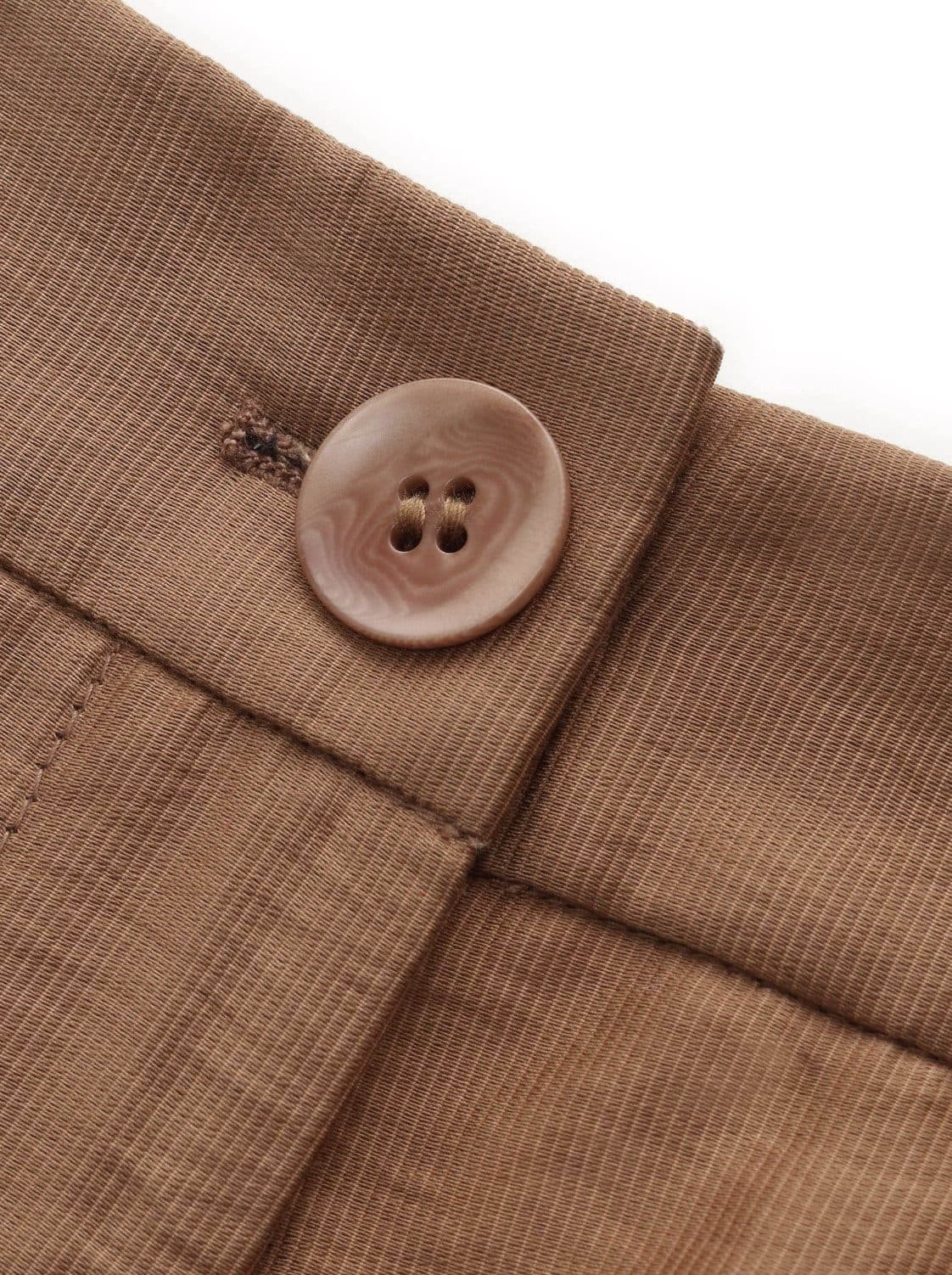 Tencel Blend Women Wide Leg Pants With GO Letter Leather Belt