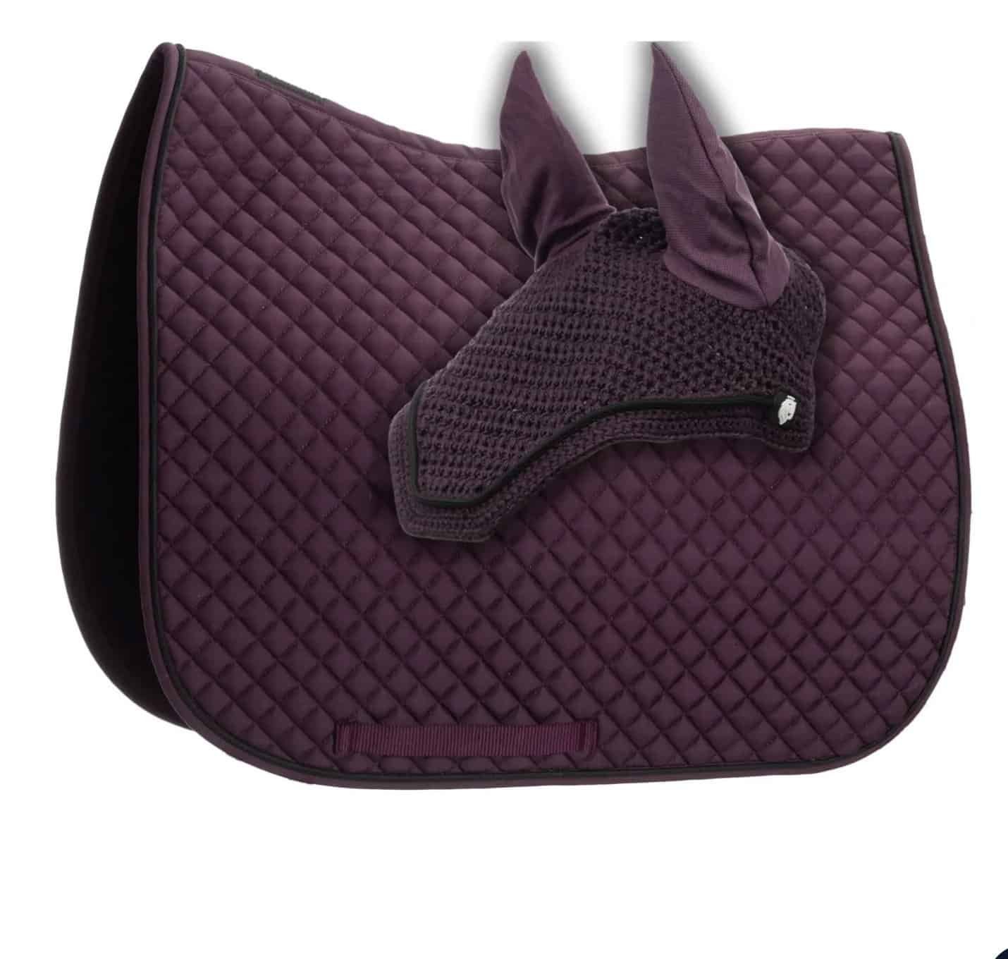 Equinavia Voss Dressage Saddle Pad and Bonnet Set