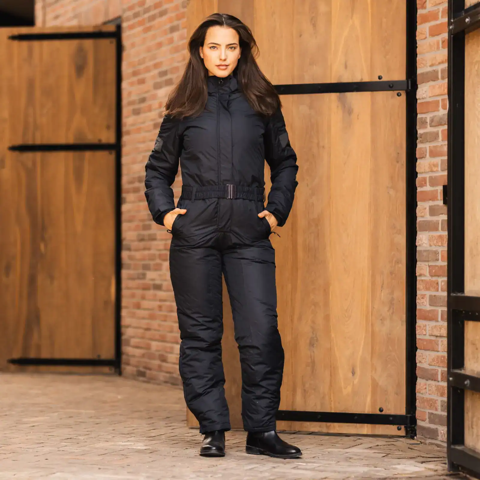 Horze Annica Womens Waterproof Padded Riding Full Grip Overall