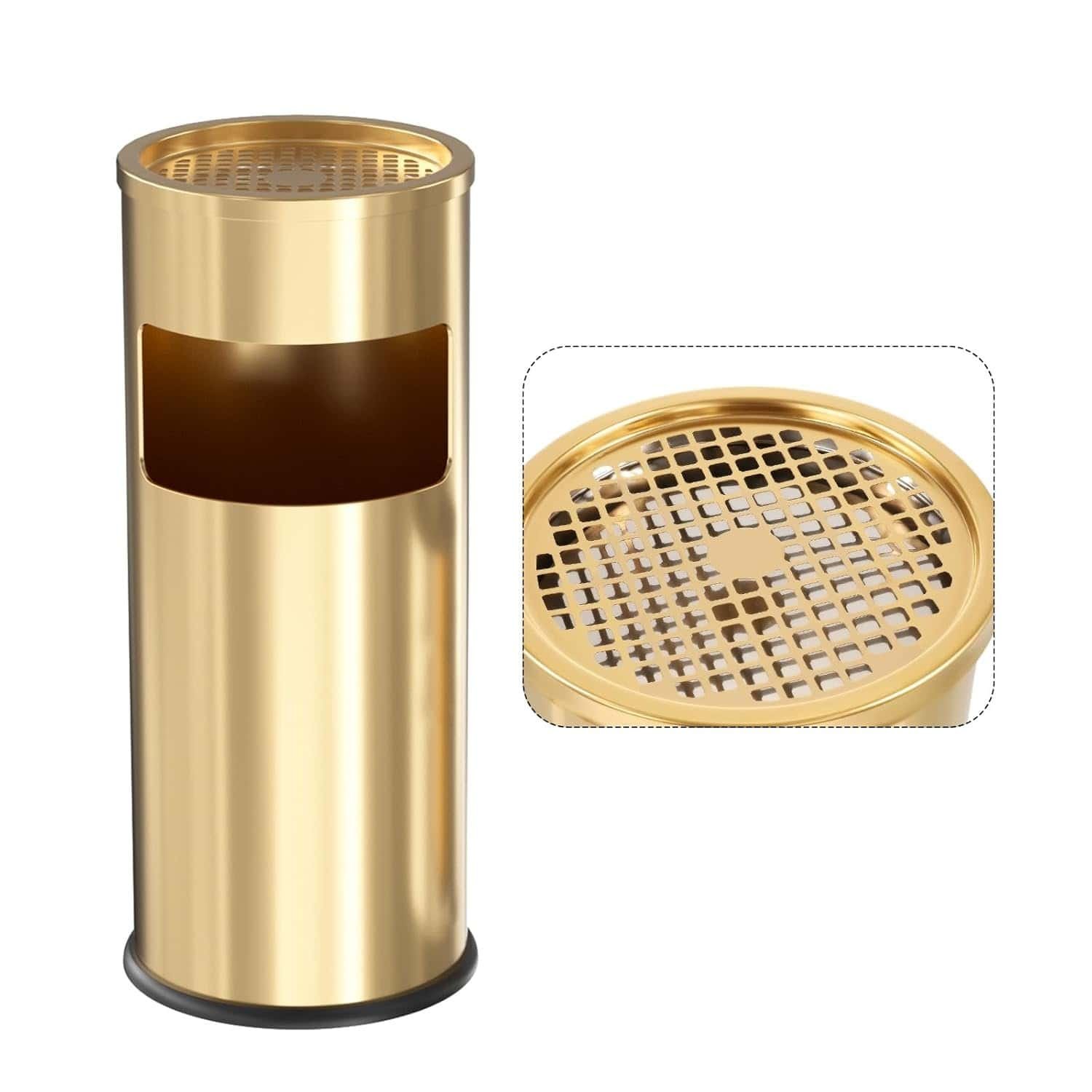 Brass Trash Can