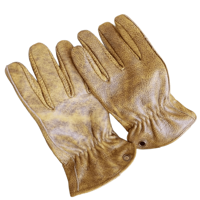 Heavy-Duty Cowhide Leather Work Gloves