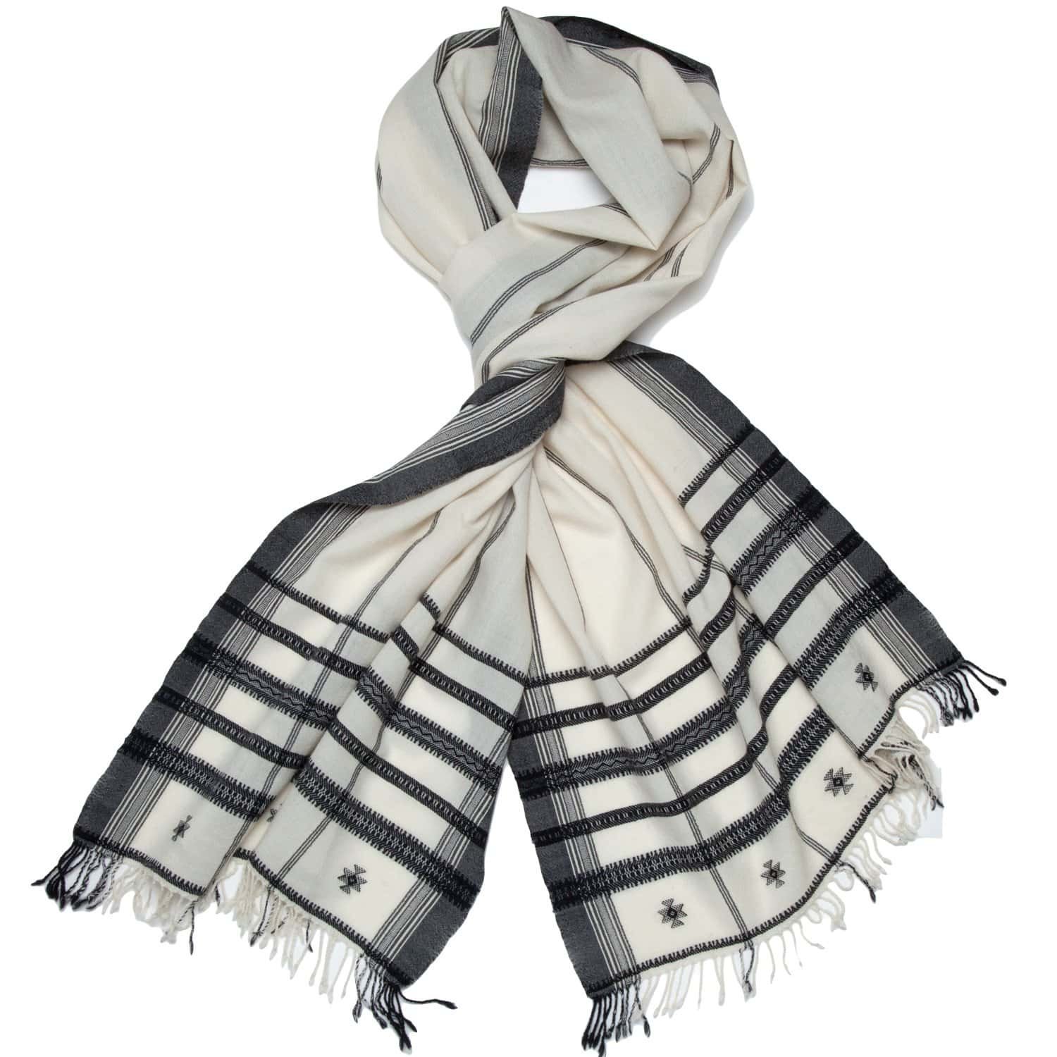 handmade indian wool scarves by magnolia living 14 different patterns