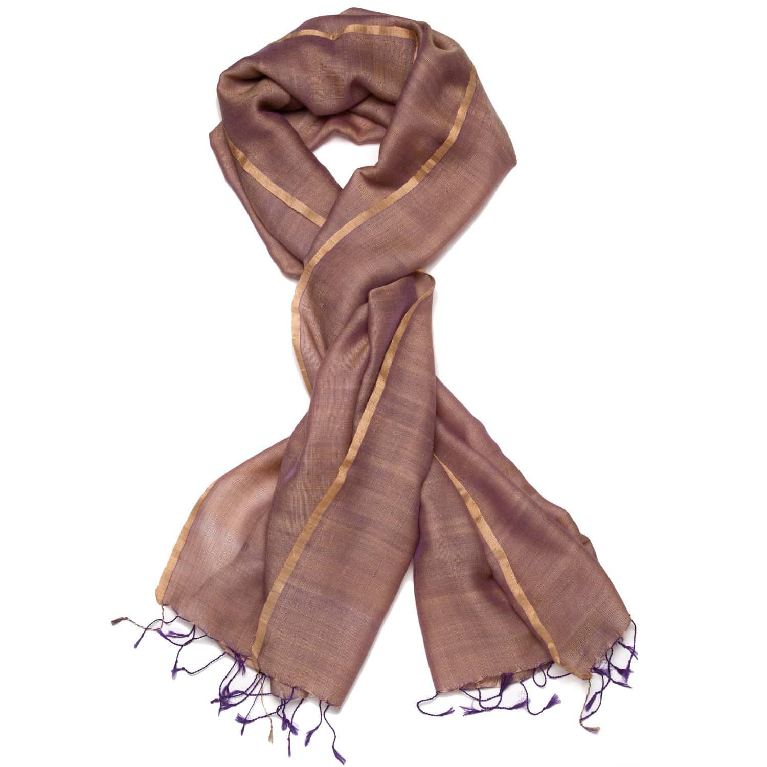 handmade wool silk scarves by marigold living