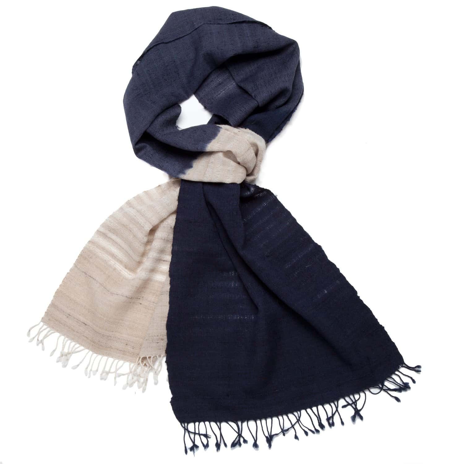 handmade wool silk scarves by marigold living