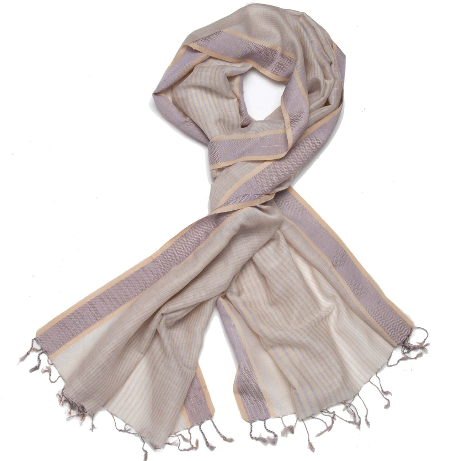 handmade wool silk scarves by marigold living