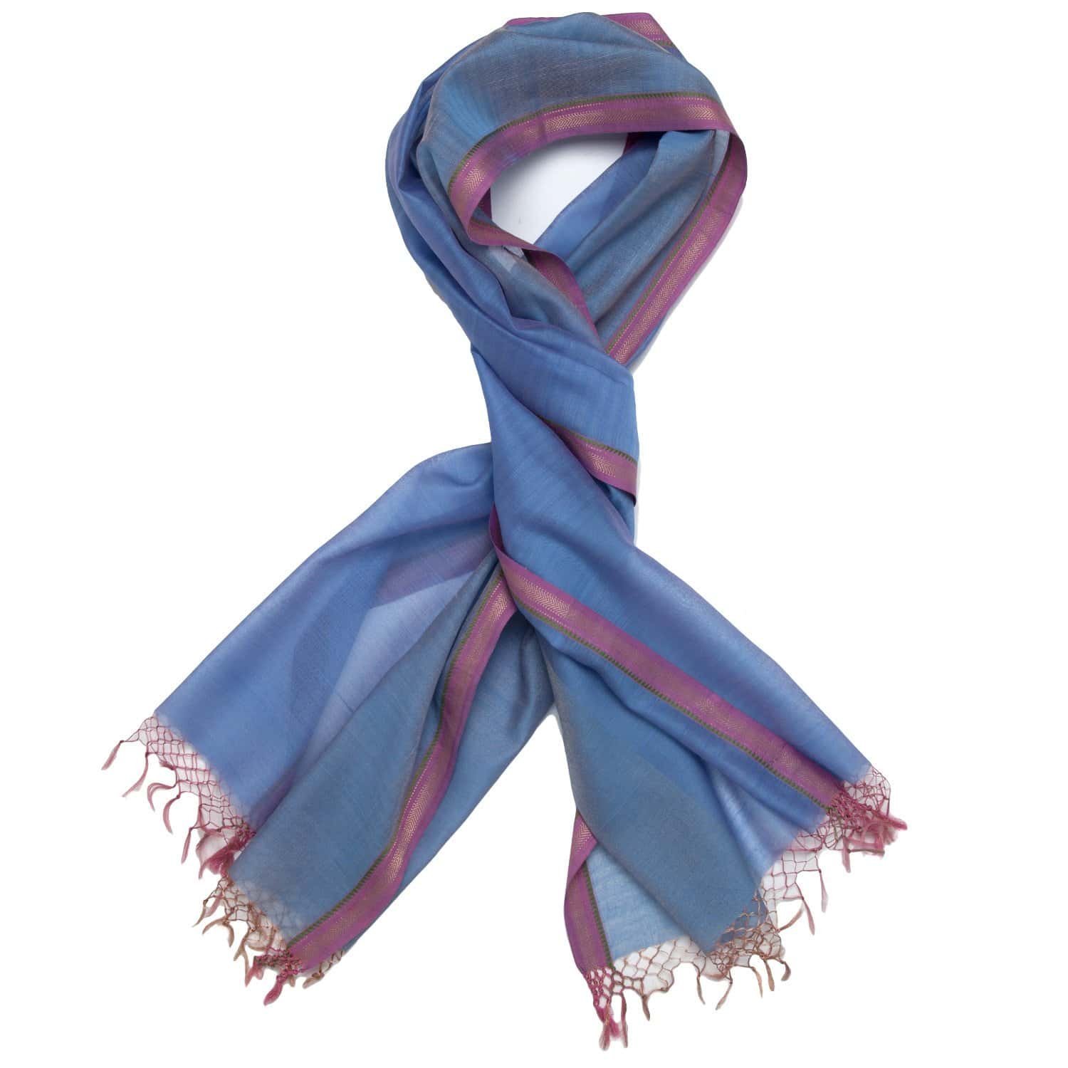 silk scarves & cotton silk scarves handmade in india