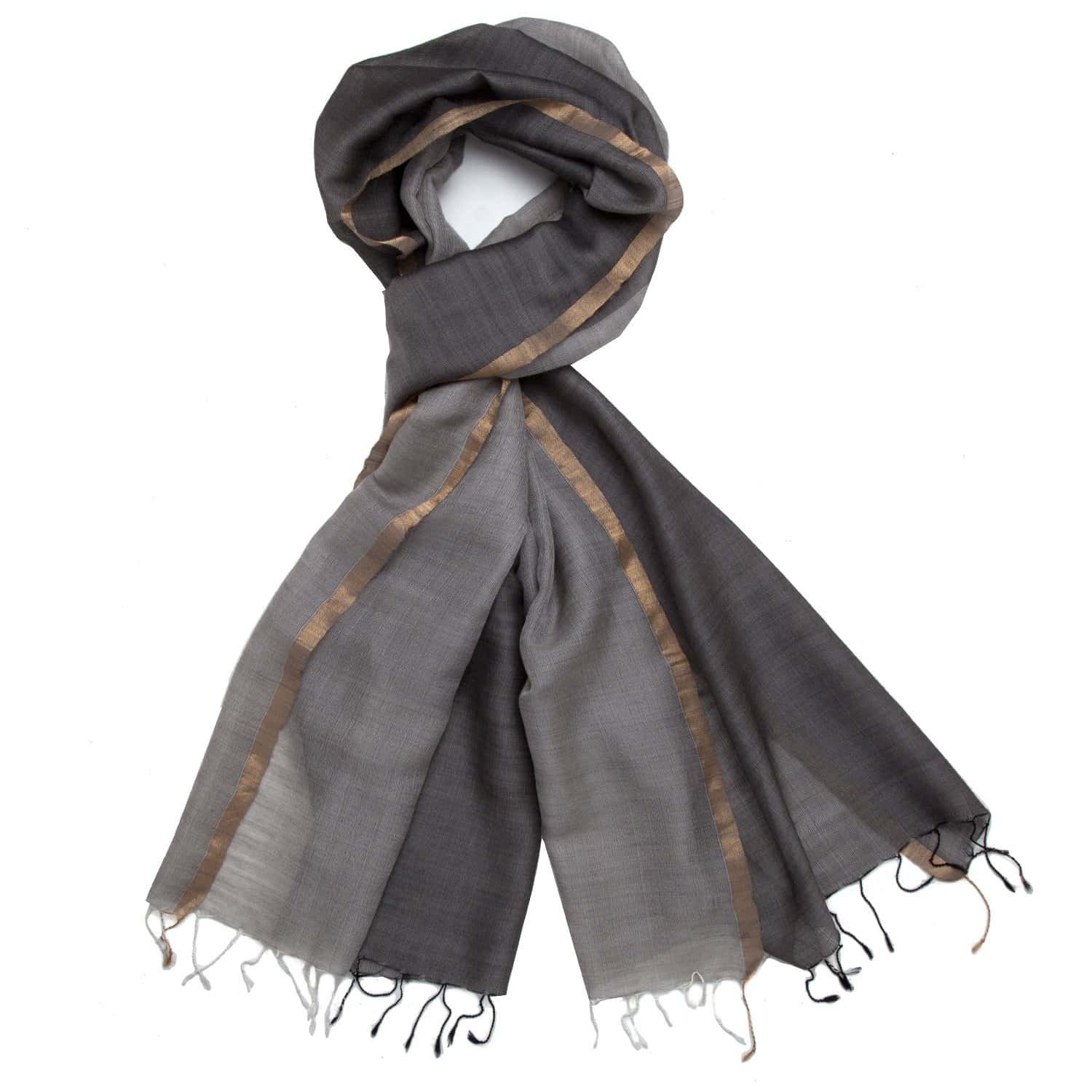 handmade wool silk scarves by marigold living