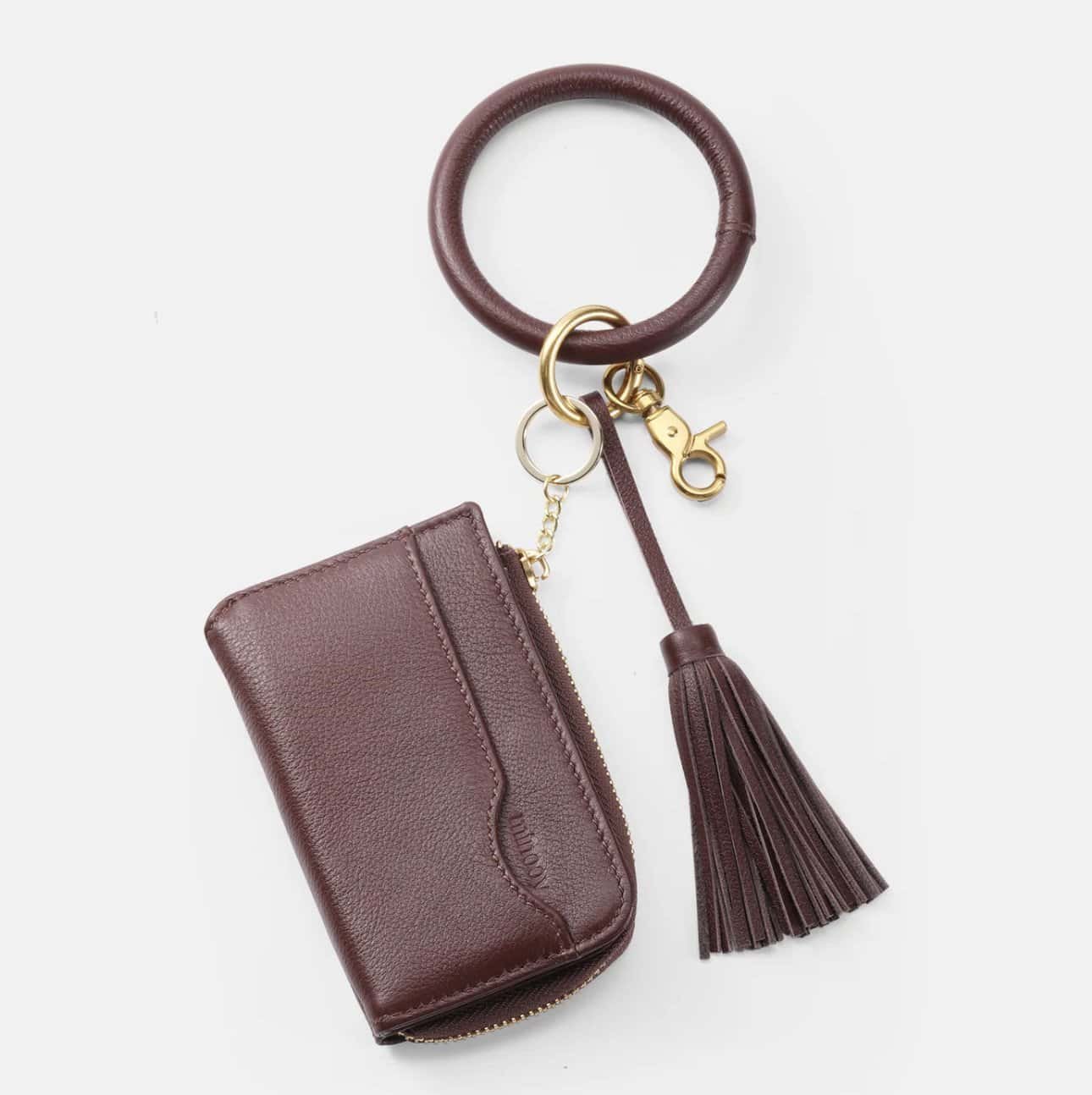 rfid blocking full grain leather mini wallet