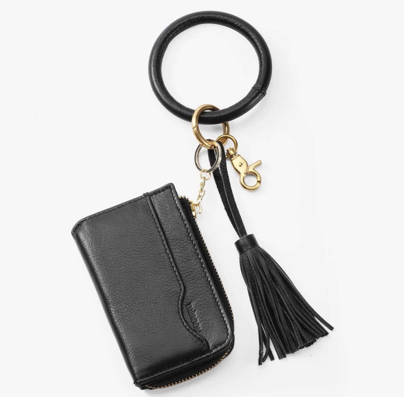 rfid blocking full grain leather mini wallet