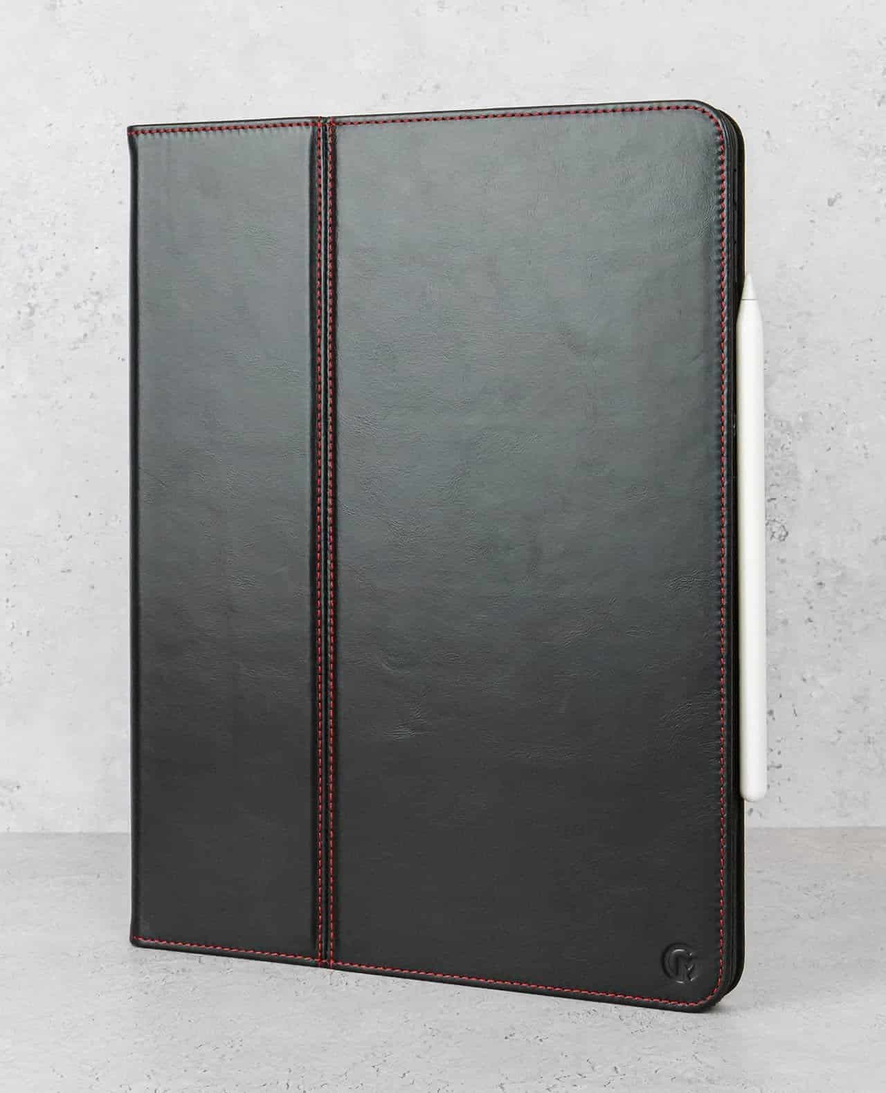cowhide leather & microfelt ipad cases